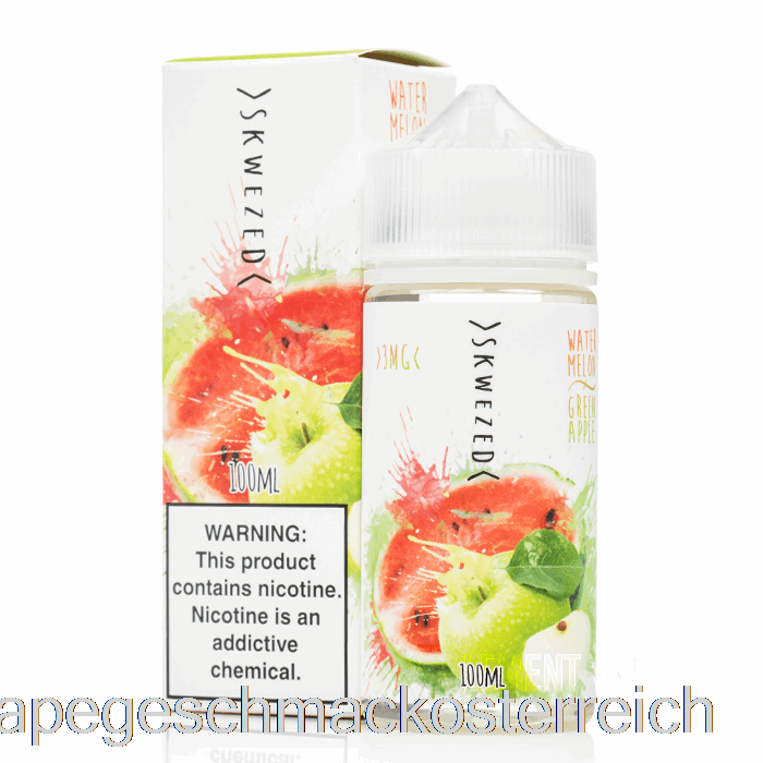 Wassermelone Grüner Apfel - Skwezed - 100ml 0mg Vape-Geschmack